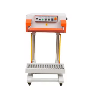 Máy Hàn Miệng Túi Khí Nén Băng Tải Con Lăn