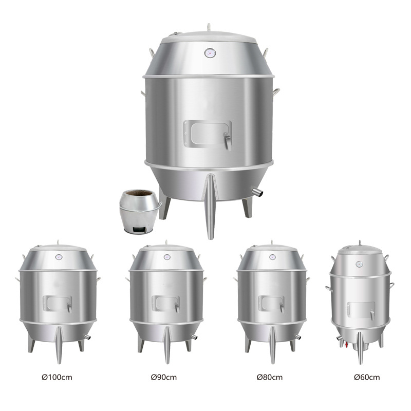 Lò Quay Gà Vịt Có Kính 90cm