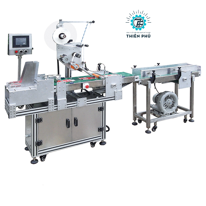 Máy Dán Decal Nắp Chai Tự Động