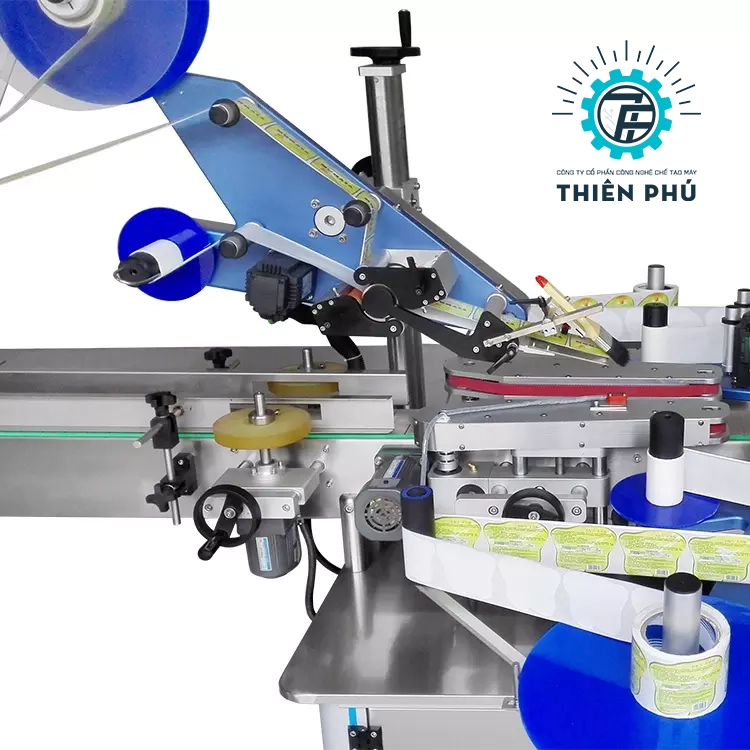 Máy Dán Decal Nắp Chai Linh Kiện Tự Động