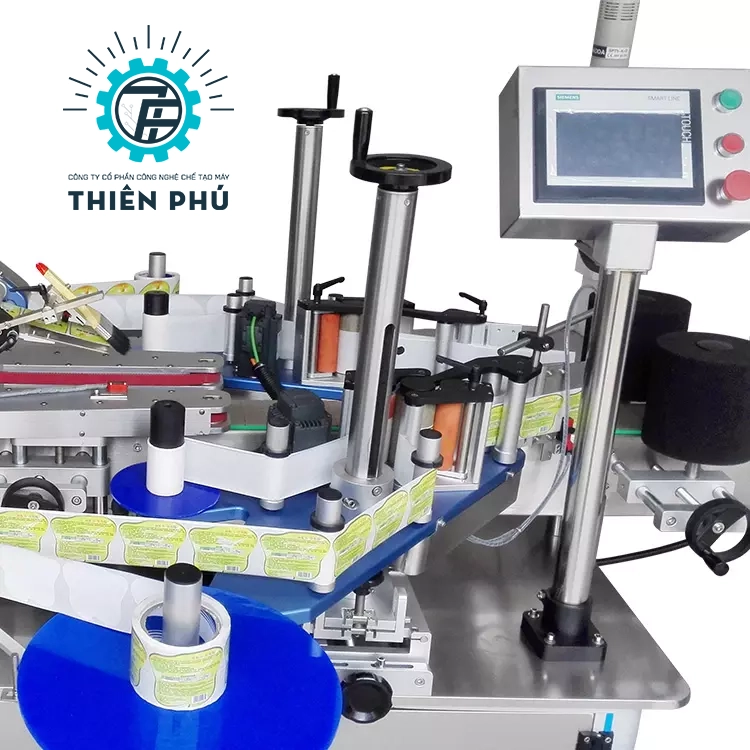 Máy Dán Decal Nắp Chai Linh Kiện Tự Động