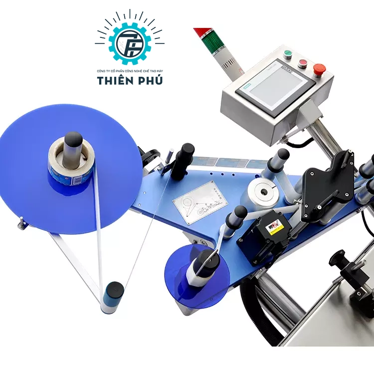 Máy Dán Decal Nắp Chai Linh Kiện Tự Động