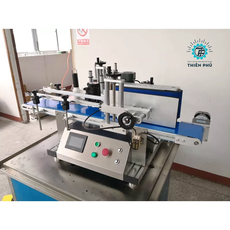 Máy Dán Nhãn DECAL Chai Tròn Tự Động MINI