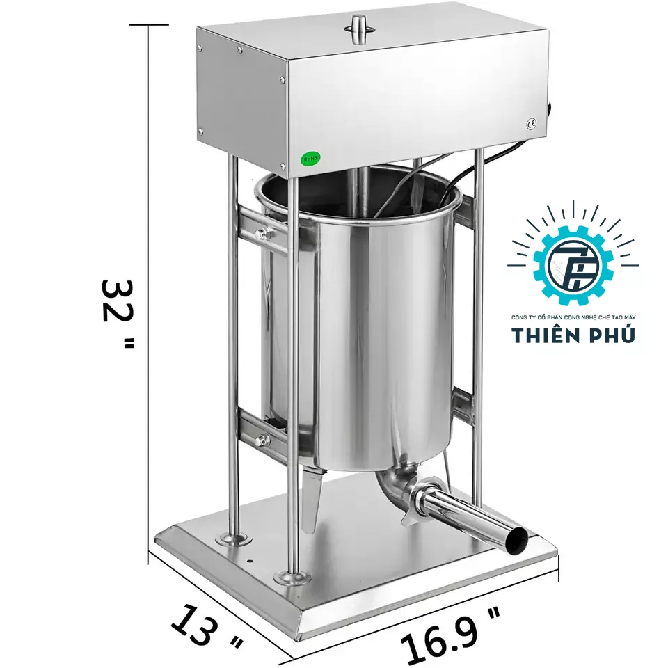 Máy Đùn Xúc Xích Dùng Điện 10 lít