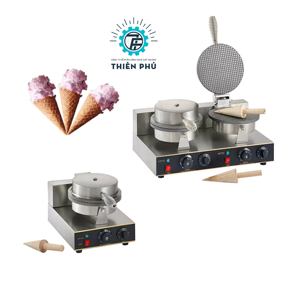 Máy Làm Bánh Quế Nồi Đôi Máy Làm Bánh Quế Nồi Đôi