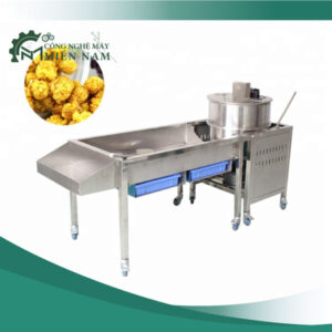 Máy Làm Bắp Rang Bơ Công Nghiệp Bằng Điện Có Giá Đổ